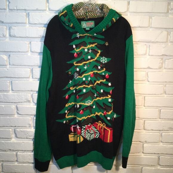 Ugly Christmas Sweater Christmas Tree themed tunic length XXL - Picture 1 of 6